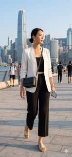 H&M Light Beige Tailored Linen Blazer Ruched Sleeve Size S M Theory Club Monaco Reiss Style 亞麻 西裝外套 