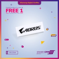 Cutting Sticker PC / Laptop Aorus| Stiker Gigabyte Aorus