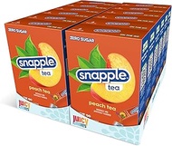 Snapple Tea – Sugar Free & Delicious, Made with Natural Flavors (Peach, 72 Sticks)
