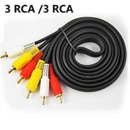 3 RCA To 3 RCA cable [cerlang] RCA Cable - RCA Av Video / 3 RCA DVD TV Cable