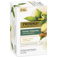 ชา ทไวนิงส์ ลีฟ เวล อินเนอร์ คลีนส์ 18 ถุง/ Twinings Live Well Inner Cleanse Tea Bags 18 Pack