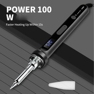 100w Digital Soldering Iron Temperature Control Soldering Iron LCD Display 100 Watt