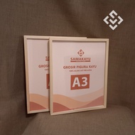 A3 Wooden Frame A3 Size Dutch Teak Wood Frame/