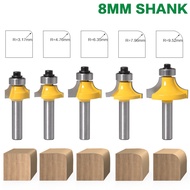 8mm Shank Corner Round Over Router Bit 8柄圆角铣刀