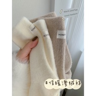 leg warmers winter socks Socks Women's Velvet Warm Cloth Label Furry Socks