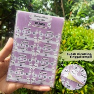 Target Stickers for Saving Cicil & Instantly Target 2 Million - 50 Million Saving Challenge