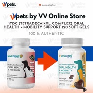 1 TDC (Tetradecanol Complex) Oral Health + Mobility Support for Dogs & Cats 120 Soft Gels