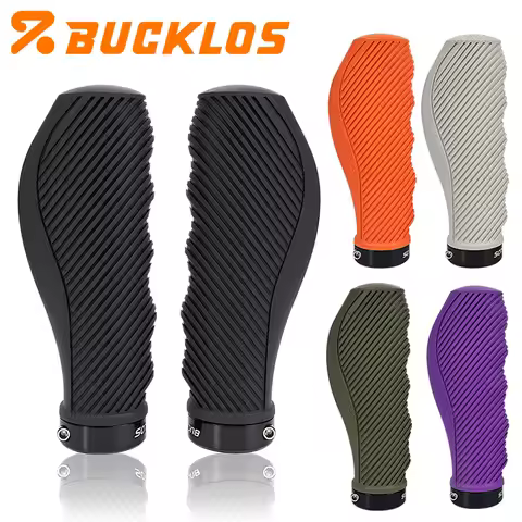 BUCKLOS Ergonomics Bike Grips Lock on Bicycle Handles Mtb Non-slip MTB Handlebar Grips Soft Mountain