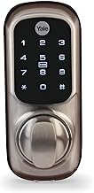 Yale Smart Living YD-01-CON-NOMOD-SN Keyless Connected Ready Smart Door Lock, Touch Keypad, Compatible with Alexa, Satin Nickel