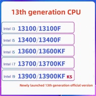 Intel 13th Generation Processor i3 i5 i7 i9 13400 13400F 13500 13490f 13790F 13100F 13100 13100T Sec