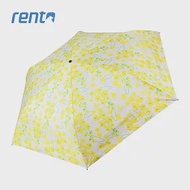 【rento】碳纖輕量黑膠晴雨傘 阿勃勒