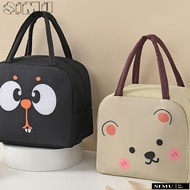 SIMULR Cartoon Lunch Bag,  Cloth Portable Insulated Lunch Box Bags,  Thermal Thermal Bag Lunch Box Accessories Tote Food Small Cooler Bag