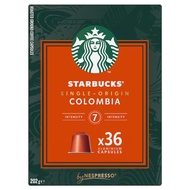 กาแฟสตาร์บัคส์ โดยเนสเพรสโซ โคลอมเบีย 36 แคปซูล/Starbucks by Nespresso Colombia Coffee Pods 36 pack