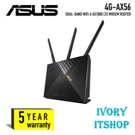 ASUS 4G-AX56 Cat.6 300Mbps Dual-Band WiFi 6 AX1800 LTE Router 4G-AX56/ivoryitshop
