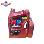น้ำมันเครื่อง VALVOLINE-DESEL MAXLIFE(10W40)6Lแถม1L(150169)