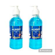 แพ็ค 2 ขวดหัวปั้ม (450มล/1ขวด) แอลซอฟฟ์ แฮนด์ เจล สีฟ้า ALSOFF Hand Gel Blue Packed 2 bottles (450ml/1bottle)