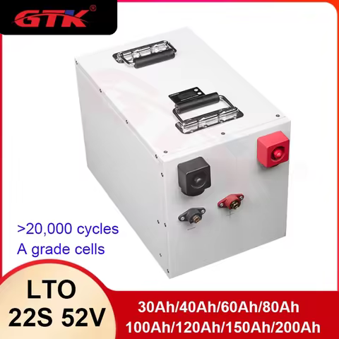 GTK LTO 52V 100Ah 48V 200Ah 30Ah 40Ah 60Ah 80Ah 120Ah 150Ah Lithium Titanate battery for Solar PV Sy