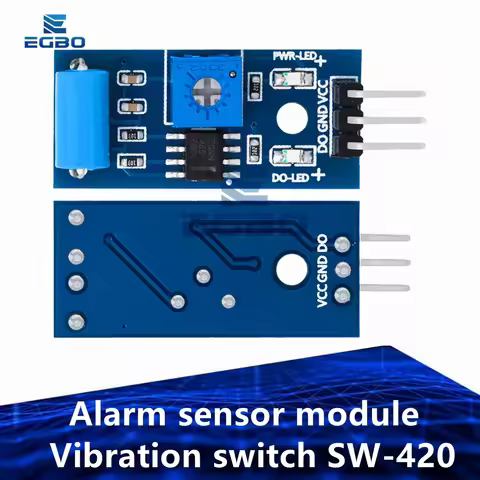 1~10PCS EGBO normally closed type vibration sensor module Alarm sensor module Vibration switch SW-42
