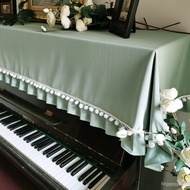 Piano Cover Full Cover Korean Simple Velvet Electric Piano Dustproof Cover Cloth Nordic Piano Cover Half Cover French Pr