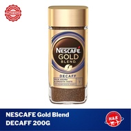 Nescafe Gold Blend DECAFF Rich Aroma and Smooth Taste with Golden Roasted Arabica Intensity 7 (200g)