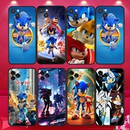 soft black iPhone 5S 6s 6 7 8 plus XR XS max 11 Pro Max sonic phone case
