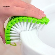 [LV] Plastic Brush Flexible Brush for Kitchen Bathroom and Shoes Durable Plastic Scrubber with Hanging Hole Multi-purpose Sink Cooker Bathtub and Tile Cleaner Easy to Use