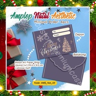 [MINIMAL ORDER] - PREMIUM AESTHETIC christmas envelope AESTHETIC/ - christmas theme envelope christm