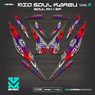 STRIPING MIO SOUL OLD MFX9/SOUL Z CARBON/STICKER SOUL OLD MX/STICKER SOUL CARBON STICKER SOUL 115 ST
