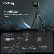 SmallRig 72" Professional Video Tripod Fluid Head with Leveling Base Monopod Conversion Video Tripod