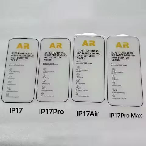 1-2PCS 9H HD AR Anti-Reflective Tempered Glass for iPhone 17 Pro Max 17 Air Anti-Reflection Enhancin