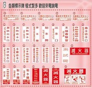 消防器材批發中心 消防標示牌 測試出水口標示牌 滅火器標示牌 出水口標示牌