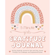 [sgstock] 5 Minute Girls Gratitude Journal: 100 Day Gratitude Journal for Girls with Daily Journal P