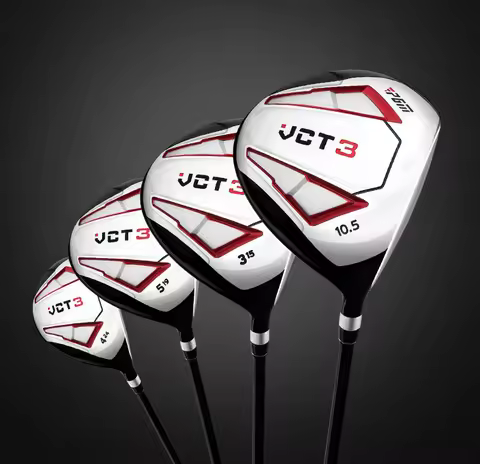 MO EYES VCT3 Golf Clubs Men Right Hand Aluminum Alloy Head Drivers Fairways Hybrids Wood Pole 1/3/5/