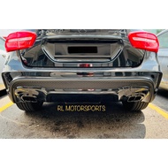 Mercedes benz GLA X156 GLA H247 GLB AMG rear muffler exhaust pipe cover delete guard pipes tips tip 