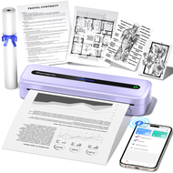 Phomemo 1pc M832 Portable Printers Wireless For Travel, Built In 1 Roll Paper,Inkless Bluetooth Ther