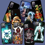 TPU Casing Huawei Y6P Y6 Pro 2018 2019 Y62018 Y8P Soft Silicone Black Print C5-LB4 Anime Cartoon Luffy One Piece Roronoa Zoro Phone Cover Case Fashion