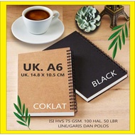 SKETCH BOOK,NOTEBOOK A6 | SPIRAL NOTEBOOK | A6 LINED NOTEBOOK | A6 JOURNAL | AESTHETIC DESIGN BLOCKN