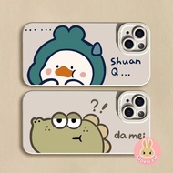 For Redmi K90 Pro Max Poco C85X C85 M7 Plus 5G 4G Cute Crocodile Duck Phone Case Camera Protect Soft