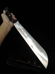 มีดเดินป่า มาเชเต้ 5cr13mov งานเต็ม มี2แบบให้เลือก ดำ/ขาว