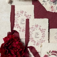 Keepsake Wedding Handmade – Vow Books Vintage Custom Colors (Can Be Purchased Individually)