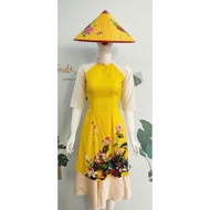 Small size 2-hand ao dai (Odd shirt)