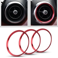 Auto AC Air Vent Outlet Conditioning Cover Ring Trim For Mazda MX5 Mazda 2 CX3 MX-5 RF ND Outer Ring