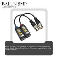 DAHUA CCTV Video Balun 8MP/5MP/4MP CCTV Passive HDCVI AHD TVI Transceiver Single Channel (1 Pair/2 P