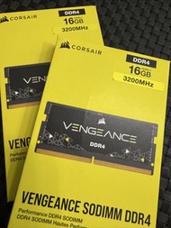 Corsair Vengeance DDR4 16GB 3200MHz SODIMM 兩條