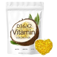 D3 K2 Vitamin 10000 IU, Vitamin D3 K2 Softgels, 10000 IU VIT D3 + 200 MCG Vitamin K2, Vitamin D3 K2 