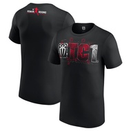 2025 New Men's Black Roman Reigns OTC 1 T-Shirt