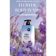 ON THE BODY Flower Mildly Acidic Perfume Body Wash 3 Types 900g Iris Cherry Blossom Damask Rose Mois