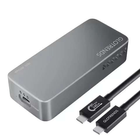80Gbps M.2 NVMe SSD Enclosure, Compatible with Thunderbolt 5/4/3/USB4