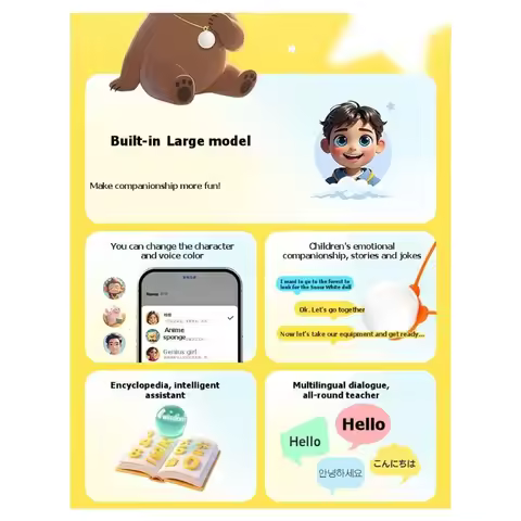 XB-Voice Interaction Module-AI Voice Assistant For Kids-Smart For Kids' Early Education Chip
