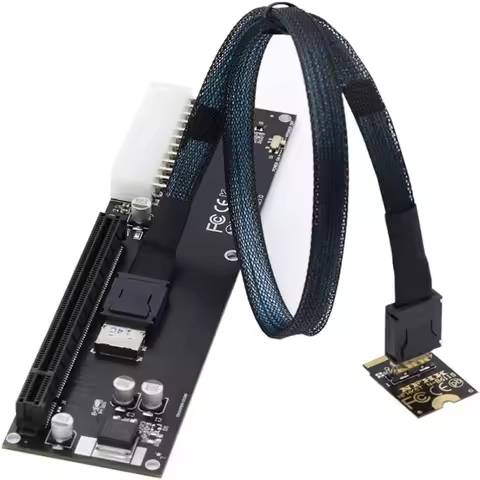NEW-For Oculink SFF-8612 SFF-8611 Adapter Card PCI-E 16X 2230 M.2 M-Key Adapter For GPD WIN Max2 Ext